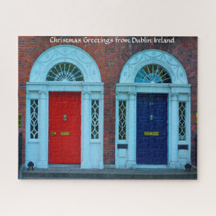 Portas Georgian Dublin Irlanda. Quebra-cabeça
