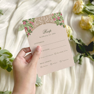 Portas Reais Elegantes Resposta de Casamento em Fo