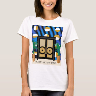 Portas São Minha Obra | Camiseta Art Déco com Bloc