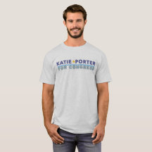 Porteiro de Katie da camiseta para o congresso