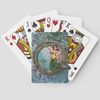 PORTHOLE MERMAID, cartas de baralho de arte altera