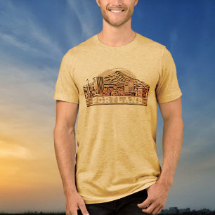 Portland Black Skyline Graphic T Shirt