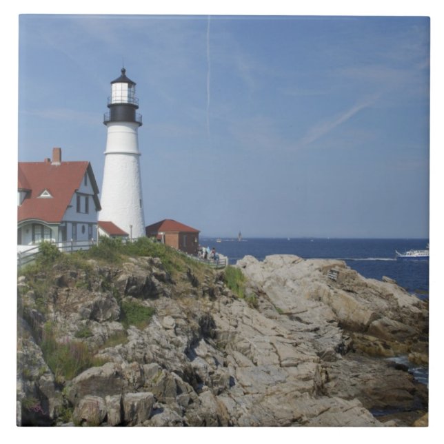 Portland Head Light, Cabo Elizabeth, Maine, (Frente)