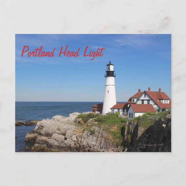 Portland Head Light - Cartão postal (Frente)