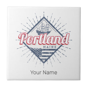 Portland Maine City USA Vintage USA