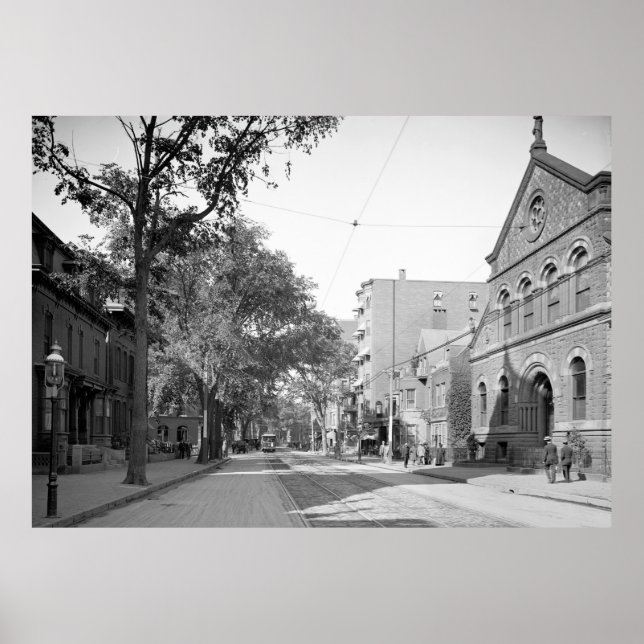 Portland, Maine Congress Street West Poster (Frente)