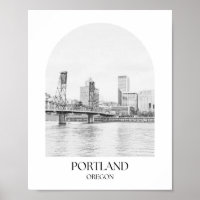 Portland Oregon Arch Photo Impressão