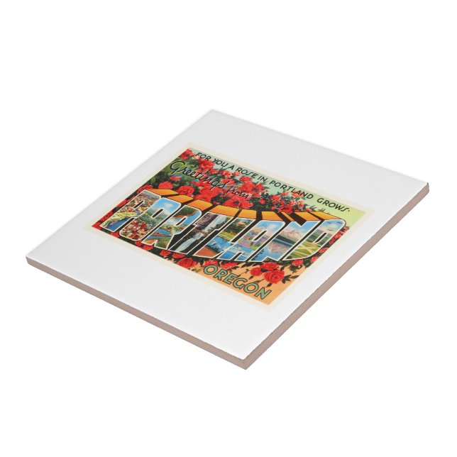 Portland Oregon OU lembrança velha das viagens (Lateral)