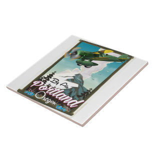 Portland, Oregon viagens vintage