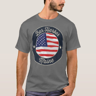 Porto bar - Camisa T Patriótica Maine Souvenir