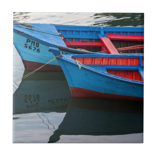 Porto de Angelmo, barcos de pesca. (Frente)