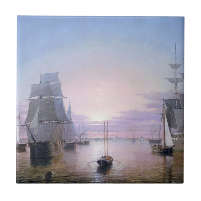 Porto de Boston, 1850 (Frente)