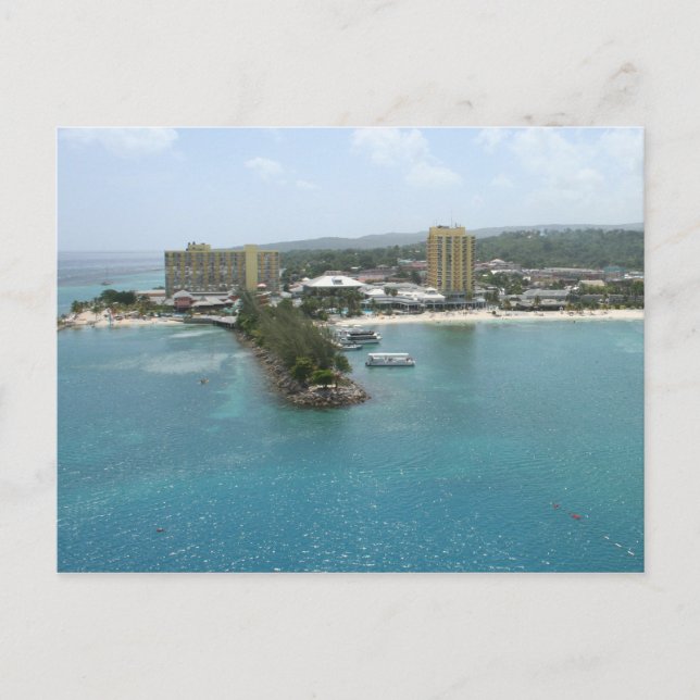 Porto de Ocho Rios, cartão postal da Jamaica (Frente)
