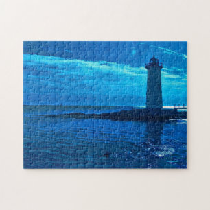Porto de Portsmouth - quebra-cabeça azul