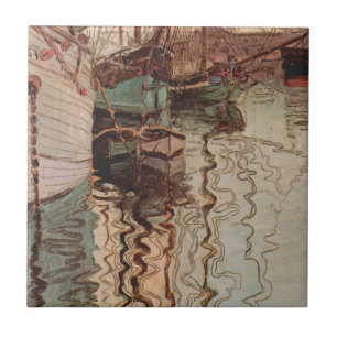 Porto de Trieste por Egon Schiele, Arte Antiga