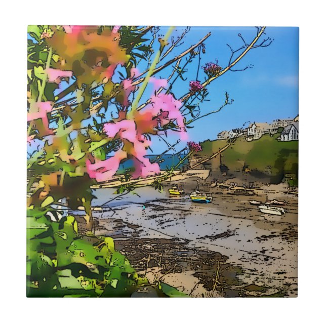 Porto Isaac Cornwall Harbour Pescadores Amigos (Frente)