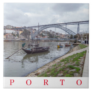 Porto Luis I Bridge vê azulejo cerâmico