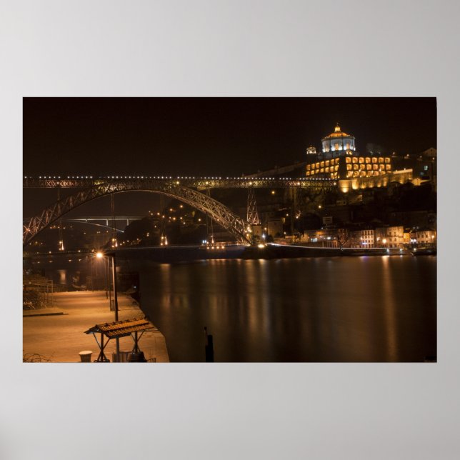 Porto por Night Poster (Frente)