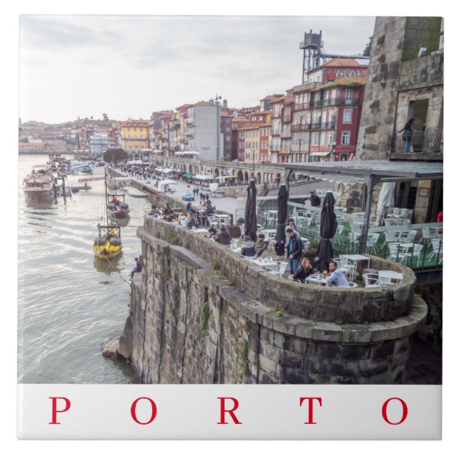 Porto Ribeira vê azulejo cerâmico (Frente)