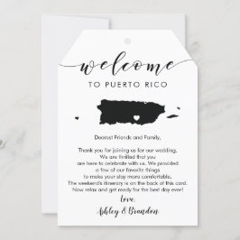 Porto Rico Casado Carta de Boas-vindas Itinerário