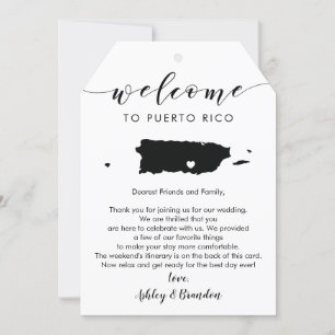 Porto Rico Casado Carta de Boas-vindas Itinerário