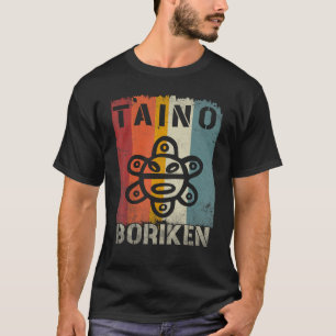 Porto Rico Flag Taino Boricua Camisa Porto Rico
