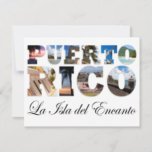 Porto Rico La Isla Del Encanto Collage / Montagem