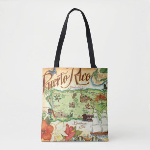 Porto Rico Shoulder Tote Bag