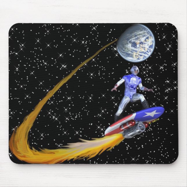Porto Rico Surfer Mousepad (Frente)