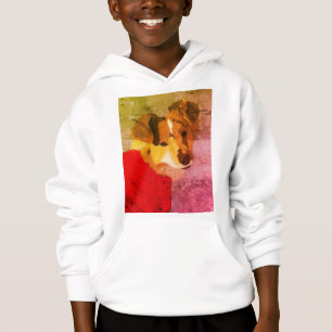 Portrait Hoodie, Portrait Pintado à Mão, de Fee