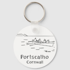Portscatho Remadores de Gig chaveiro