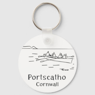 Portscatho Remadores de Gig chaveiro