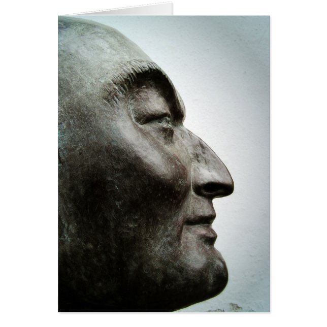 (Portugal) cartão de visita de Estátua (Frente)