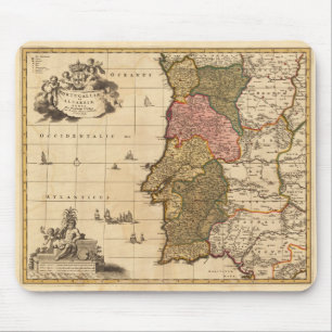 Portugal & mapa Mousepad de Algarv*e