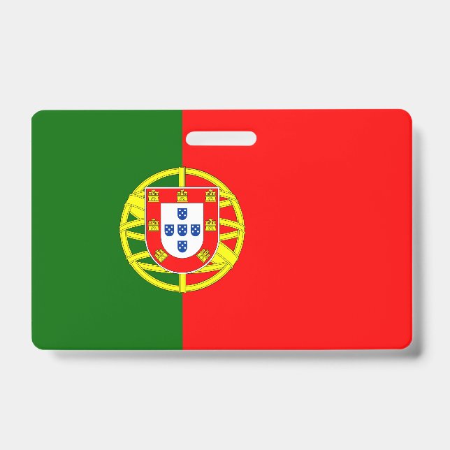 Portugal pavilhão Crachá Vertical (Frente)