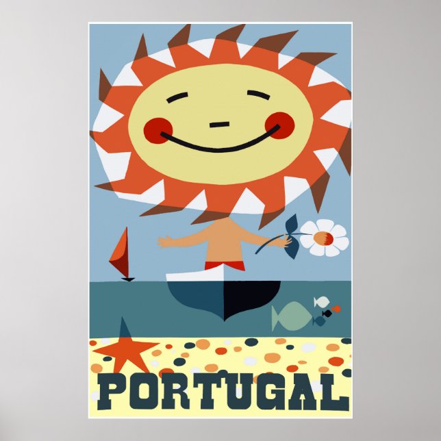 Portugal, Poster de viagens (Frente)