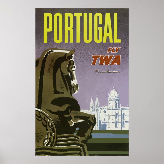 Portugal - Poster de Viagens vintage (Frente)