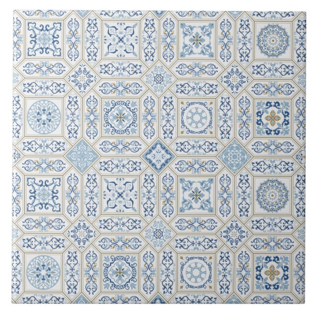 Portugal Vintage Azulejo tradicional (Frente)