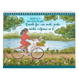 Português 2024 Anos Texto Ps 56:3 Calendário