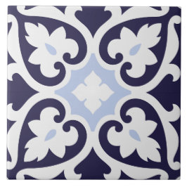 Português Azulejos Indigo azul e branco clássico