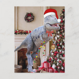 Pós-travessia - Cartão postal de Natal Dinossauro