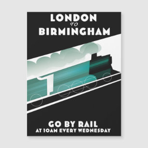 Poser do comboio de Londres para Birmingham