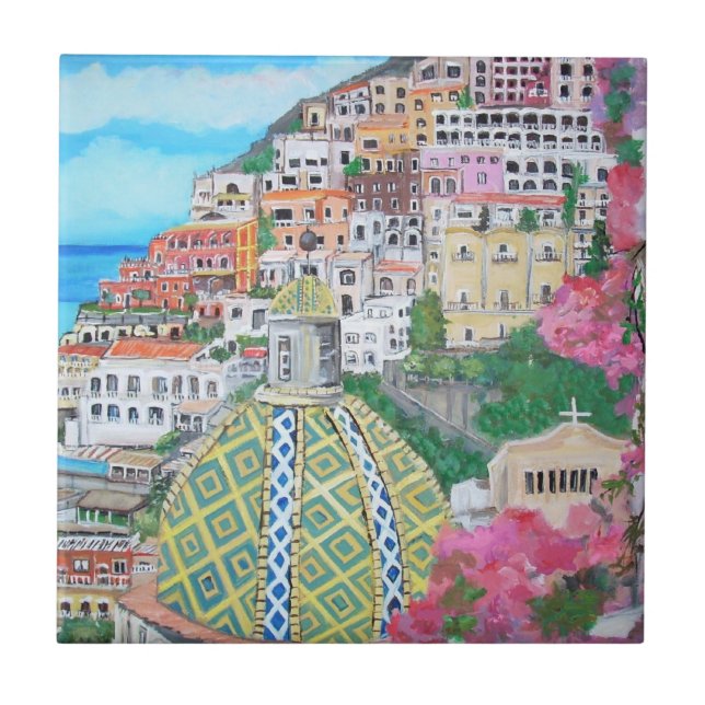 Positano, azulejo de Italia (Frente)
