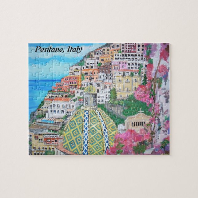 Positano, Italia - quebra-cabeça (Horizontal)