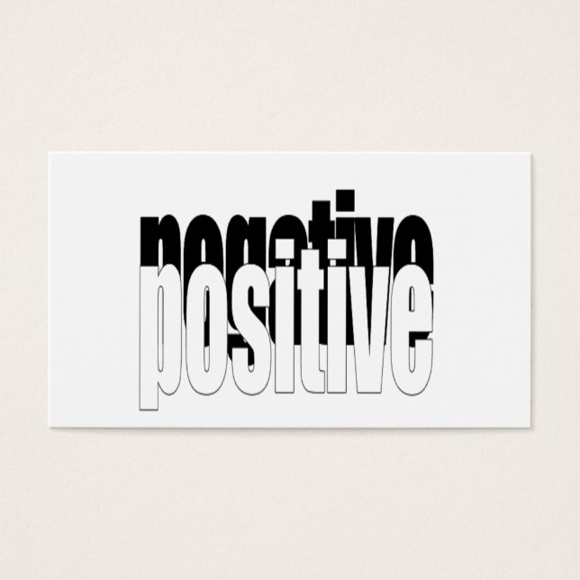 Positive And Negative (Frente)