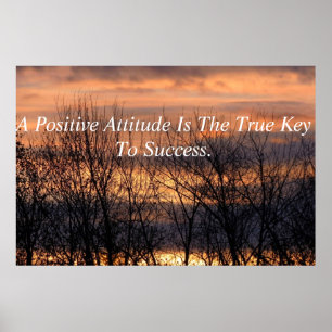 Positive Attitude Inspirational Poster