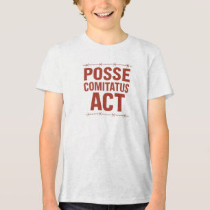 Posse Comitatus Act Distress Barbed Wire Design