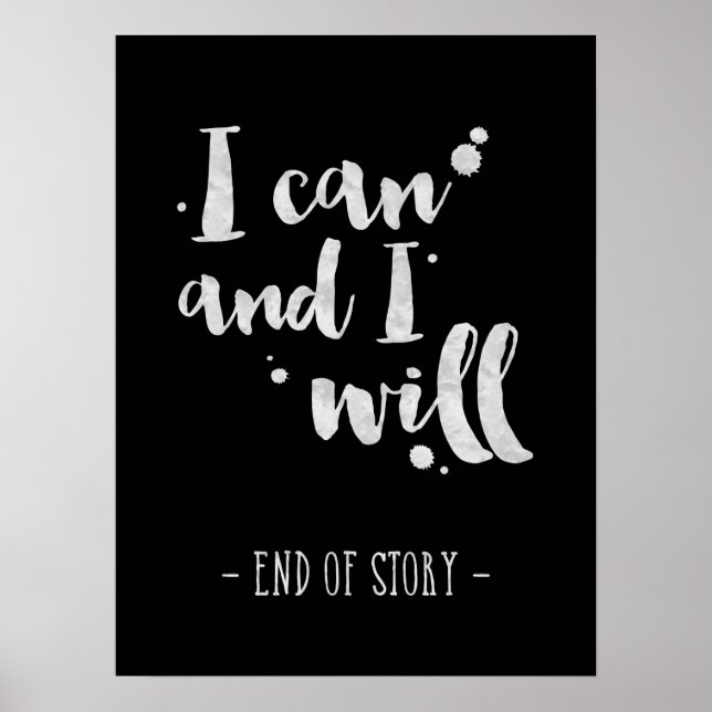 Posso E Irei - Poster Inspirador (Frente)