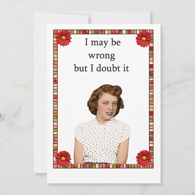 Posso Estar Errado, Mas Duvido! (Frente)