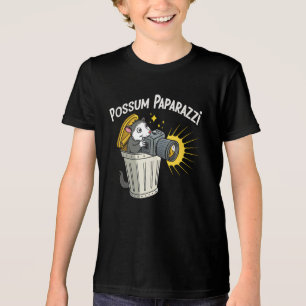 Possum Paparazzi T-Shirt: Engraçada Teia Noite